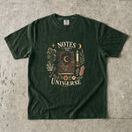 Notes From the Universe - Moon Journal Crystal Spiritual T-Shirt