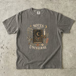 Notes From the Universe - Moon Journal Crystal Spiritual T-Shirt