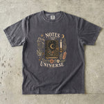 Notes From the Universe - Moon Journal Crystal Spiritual T-Shirt