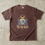 The Tide Knows - Coastal Moon Shell Crystal T-Shirt
