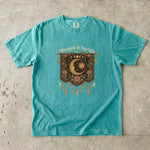 Wrapped in Starlight - Celestial Moon Tapestry T-Shirt