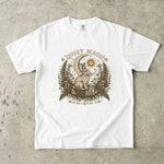 Quiet Magic Wild Heart - Forest Rabbit Celestial T-Shirt