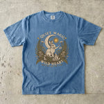 Quiet Magic Wild Heart - Forest Rabbit Celestial T-Shirt
