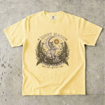 Quiet Magic Wild Heart - Forest Rabbit Celestial T-Shirt