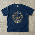 Messages Come in Quiet Wings - Swallow Moon Celestial T-Shirt
