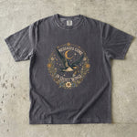 Messages Come in Quiet Wings - Swallow Moon Celestial T-Shirt