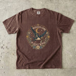Messages Come in Quiet Wings - Swallow Moon Celestial T-Shirt