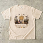 Radiance - Sun Moon Crystal & Botanical T-Shirt
