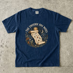 The Universe Has Notes - Celestial Scroll & Crystal T-Shirt
