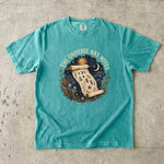 The Universe Has Notes - Celestial Scroll & Crystal T-Shirt