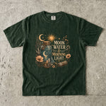 Moon Water & Morning Light - Crystal Jar Botanical T-Shirt