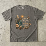 Moon Water & Morning Light - Crystal Jar Botanical T-Shirt
