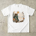 Moon Water & Morning Light - Crystal Jar Botanical T-Shirt