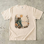 Moon Water & Morning Light - Crystal Jar Botanical T-Shirt