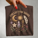 Collecting Signs - Moon Sun Crystal & Botanical T-Shirt