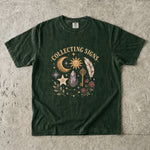 Collecting Signs - Moon Sun Crystal & Botanical T-Shirt