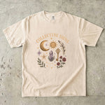 Collecting Signs - Moon Sun Crystal & Botanical T-Shirt