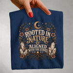 Rooted in Nature & Aligned With the Stars - Crystal Botanical T-Shirt