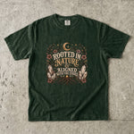 Rooted in Nature & Aligned With the Stars - Crystal Botanical T-Shirt