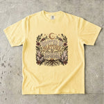 Rooted in Nature & Aligned With the Stars - Crystal Botanical T-Shirt