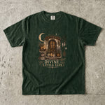 Divine Little Life - Cozy Moonlit Botanical T-Shirt