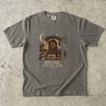 Divine Little Life - Cozy Moonlit Botanical T-Shirt
