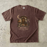 Divine Little Life - Cozy Moonlit Botanical T-Shirt