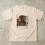 Divine Little Life - Cozy Moonlit Botanical T-Shirt