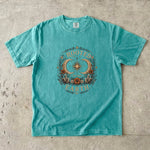 Rooted in the Earth - Crescent Moon Crystal & Floral T-Shirt