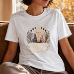 Crystals, Candles, Clarity - Moon Phase Crystal T-Shirt