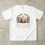 Crystals, Candles, Clarity - Moon Phase Crystal T-Shirt