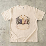 Crystals, Candles, Clarity - Moon Phase Crystal T-Shirt
