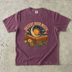 Desert Hour Mystic - Desert Sun & Moon Botanical T-Shirt