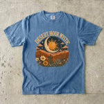 Desert Hour Mystic - Desert Sun & Moon Botanical T-Shirt