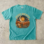 Desert Hour Mystic - Desert Sun & Moon Botanical T-Shirt