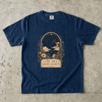 The Sky Keeps Secrets - Moonlit Floral Celestial T-Shirt