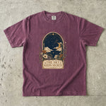 The Sky Keeps Secrets - Moonlit Floral Celestial T-Shirt