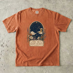 The Sky Keeps Secrets - Moonlit Floral Celestial T-Shirt