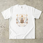 Elevate Your Energy - Crystal Sun & Moon Botanical T-Shirt
