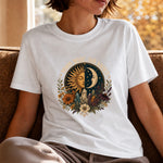 Moon Made, Sun Raised - Sun & Moon Crystal Floral T-Shirt