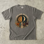 Moon Made, Sun Raised - Sun & Moon Crystal Floral T-Shirt