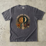Moon Made, Sun Raised - Sun & Moon Crystal Floral T-Shirt