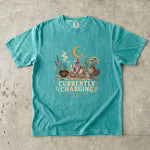 Currently Charging - Crystal Moon & Botanical T-Shirt