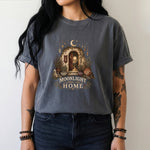Moonlight Looks Like Home - Cottage Moon & Botanical T-Shirt