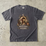 Moonlight Looks Like Home - Cottage Moon & Botanical T-Shirt