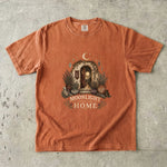 Moonlight Looks Like Home - Cottage Moon & Botanical T-Shirt