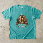 Moonlight Looks Like Home - Cottage Moon & Botanical T-Shirt