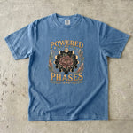 Powered by Phases - Moon Phase Crystal Floral T-Shirt