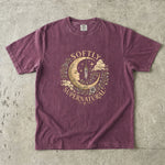 Softly Supernatural - Crescent Moon Crystal & Floral T-Shirt