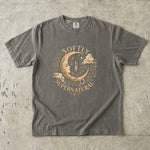 Softly Supernatural - Crescent Moon Crystal & Floral T-Shirt